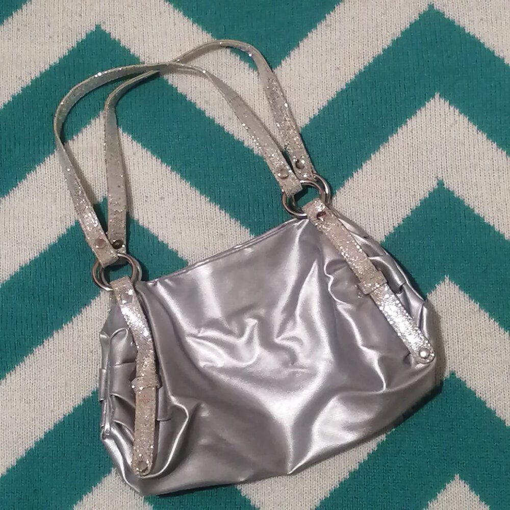 Vintage Y2K-Era Silver Purse